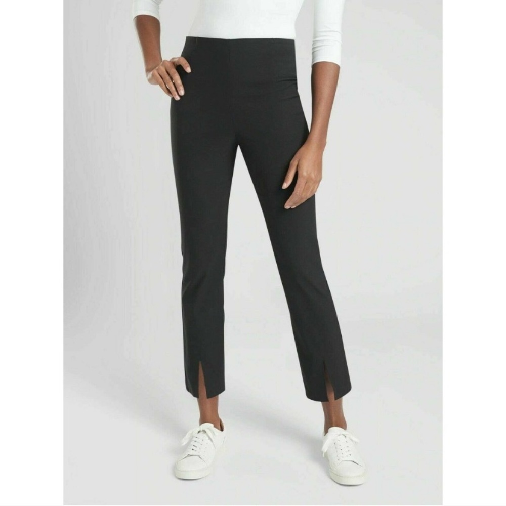 Athleta Wander Slim Straight Crop Trouser Pants